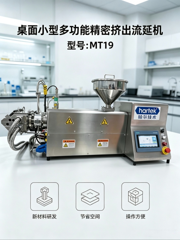 单螺杆片材挤出机(MT19型)交付北京某实验分析仪器制造企业 单螺杆片材挤出机(MT19型)交付北京某实验分析仪器制造企业