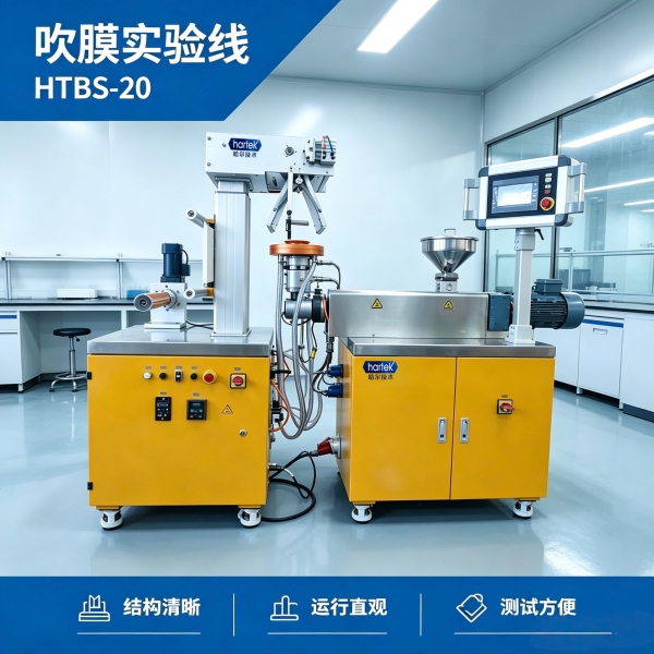 HTBS-20吹膜实验线：可观察、可验证、可复现，实验室吹膜研发的效率之选