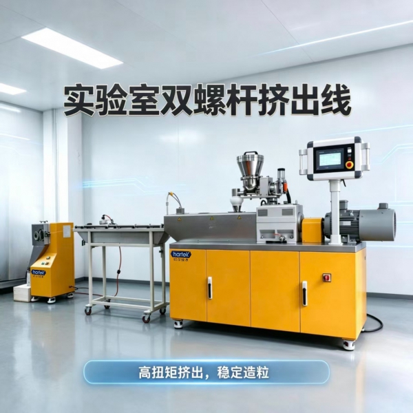 哈尔发货日记｜HTGD-20 双螺杆造粒线抵达北京，现场安装培训验收，为科研注入 “可视” 力量